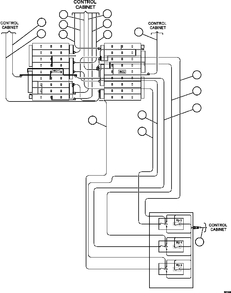 HARNESS - ERR (CONTACTOR BOX TO CONTROL CABINET) XB7168 KOMATSU