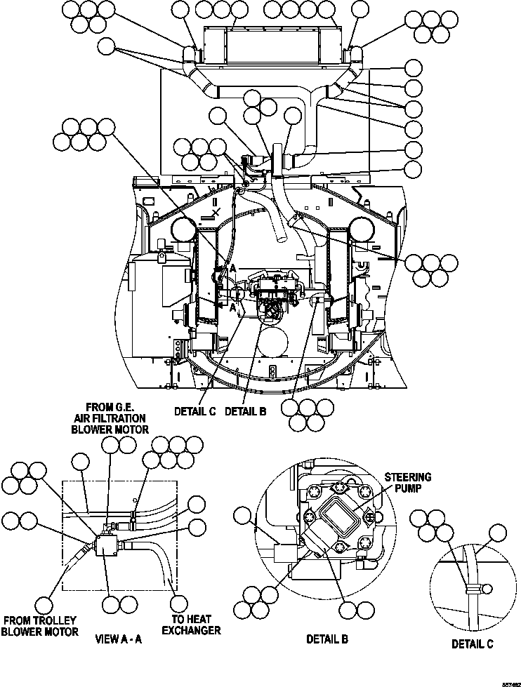 Шланг HA8347 KOMATSU