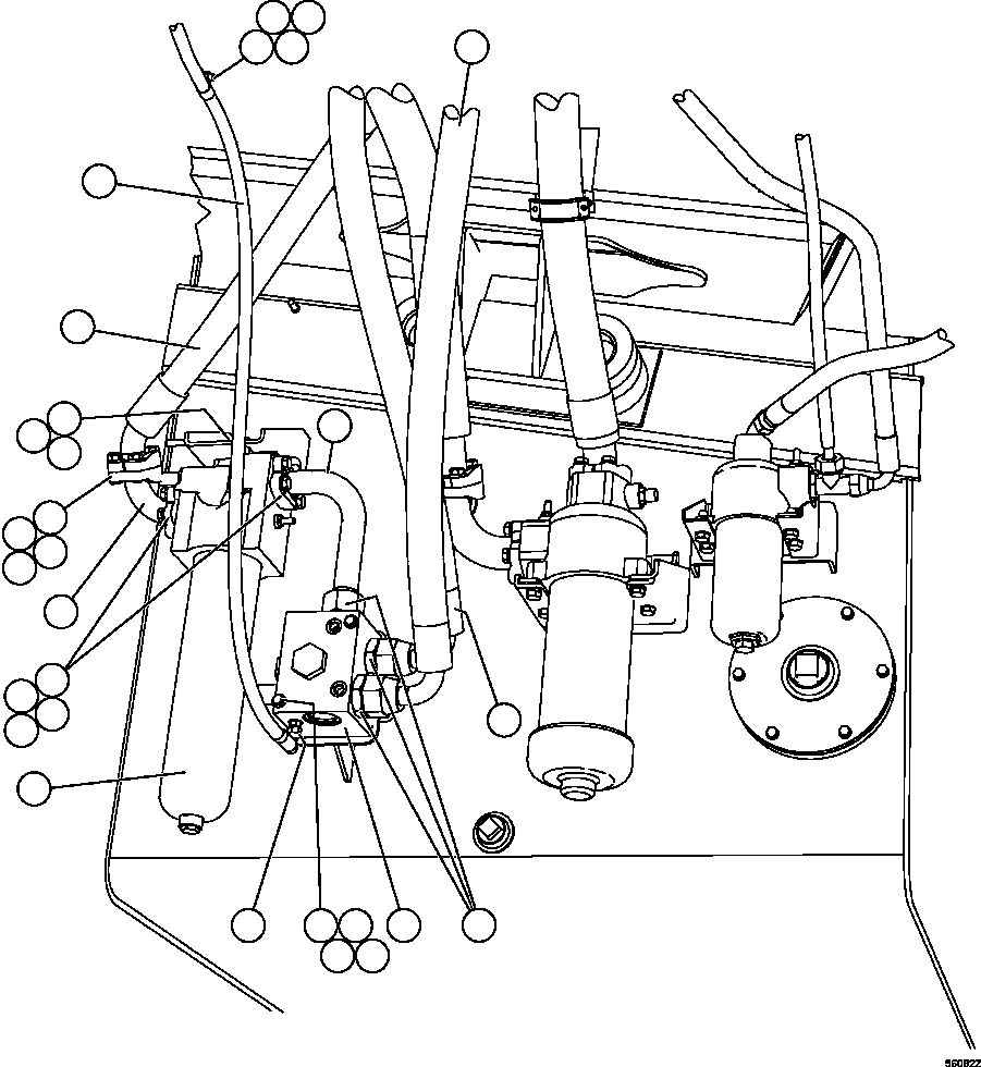 Шланг HA8679 KOMATSU