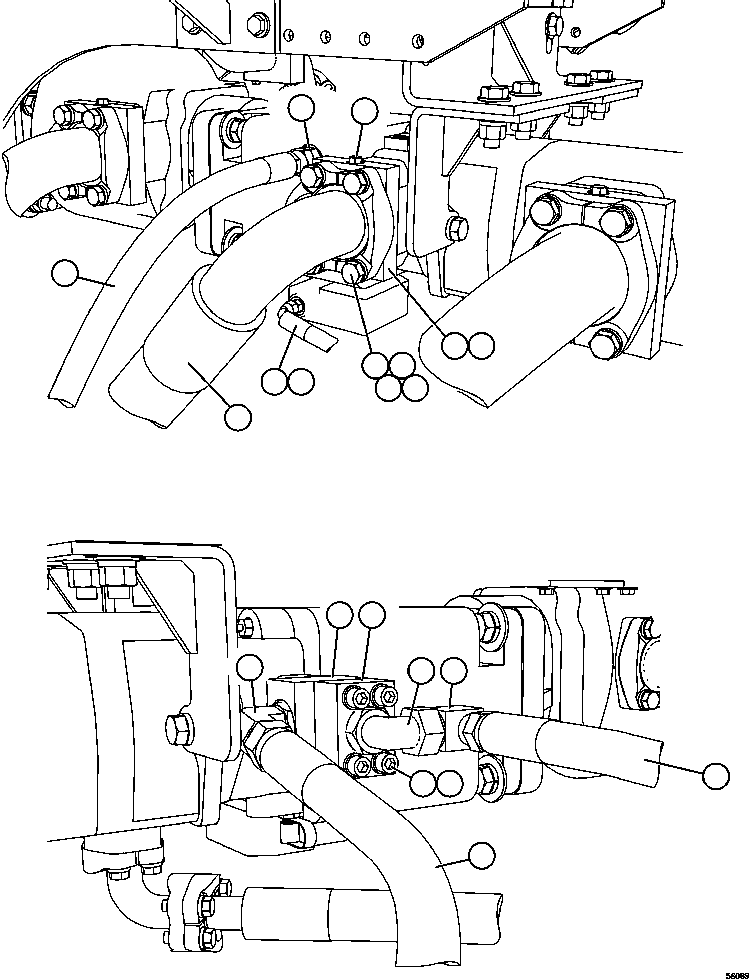 Шланг HA8680 KOMATSU