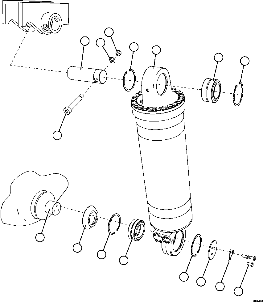 Контргайка - 1 1/8" - 7NC (1) PC3201 KOMATSU