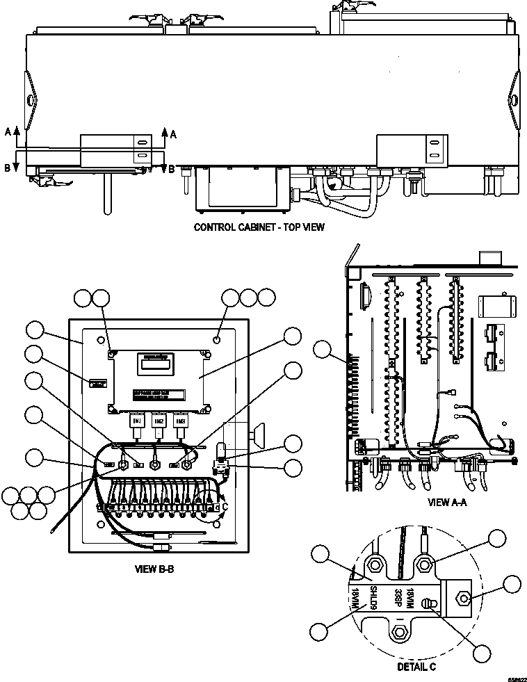 HARNESS, VHMS XC3719 KOMATSU