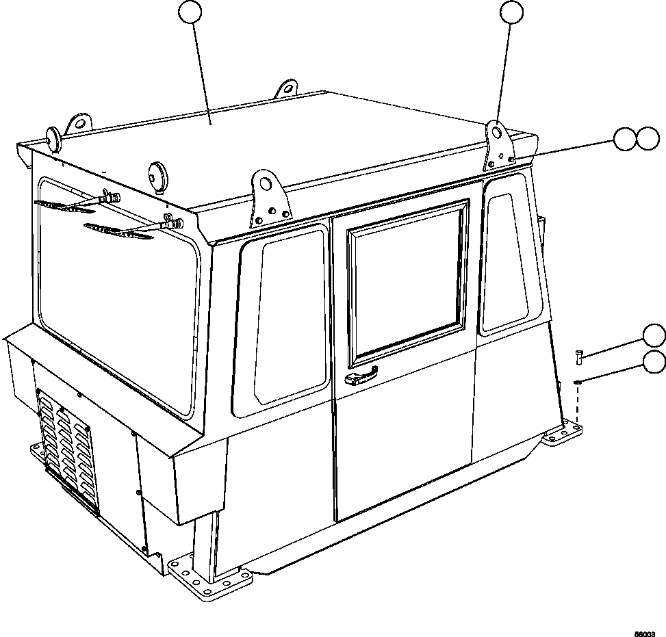 Кабина в сборе X83-00-03310 KOMATSU
