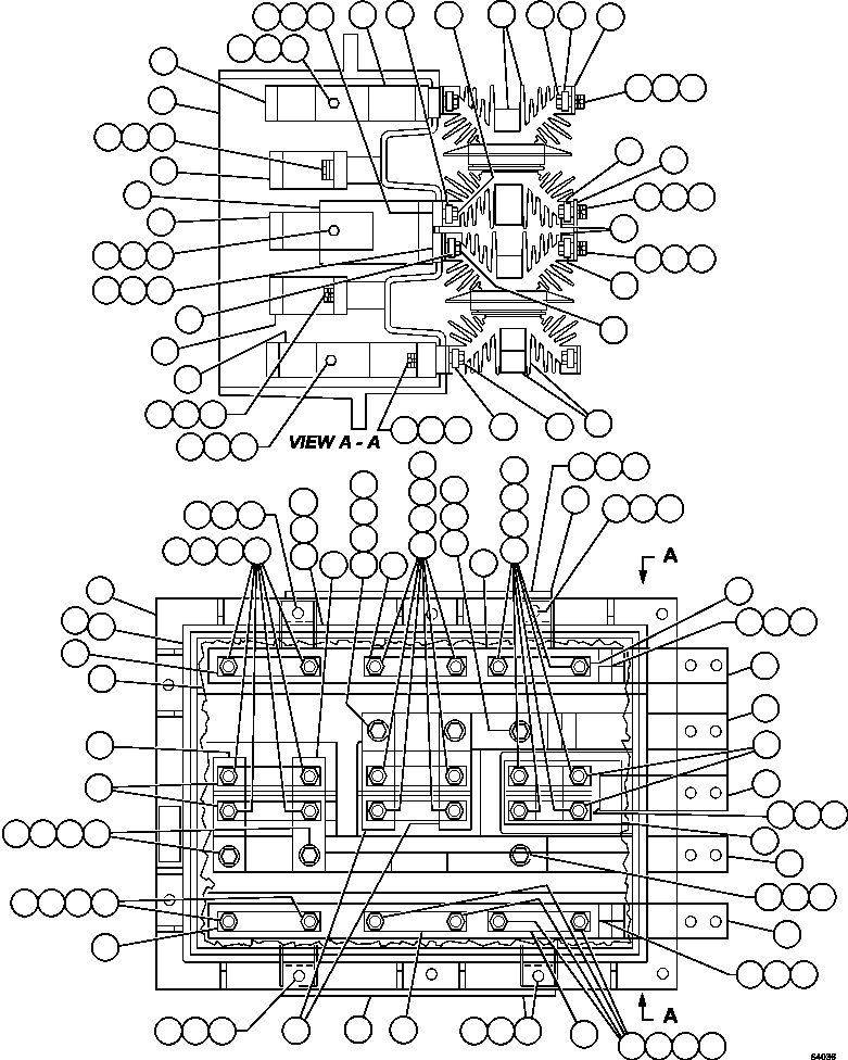 Гайка - 3/8" - 16NC VE4700 KOMATSU