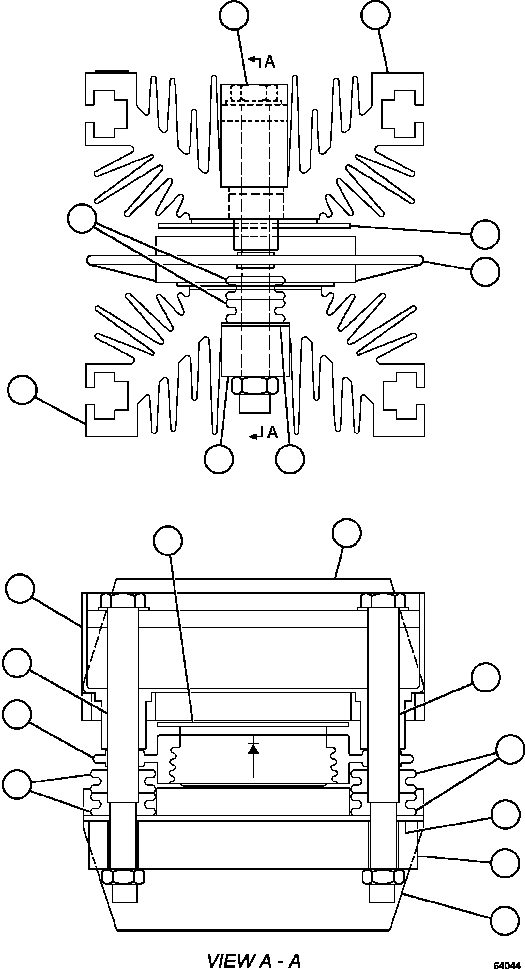 Теплоотвод GE0559 KOMATSU