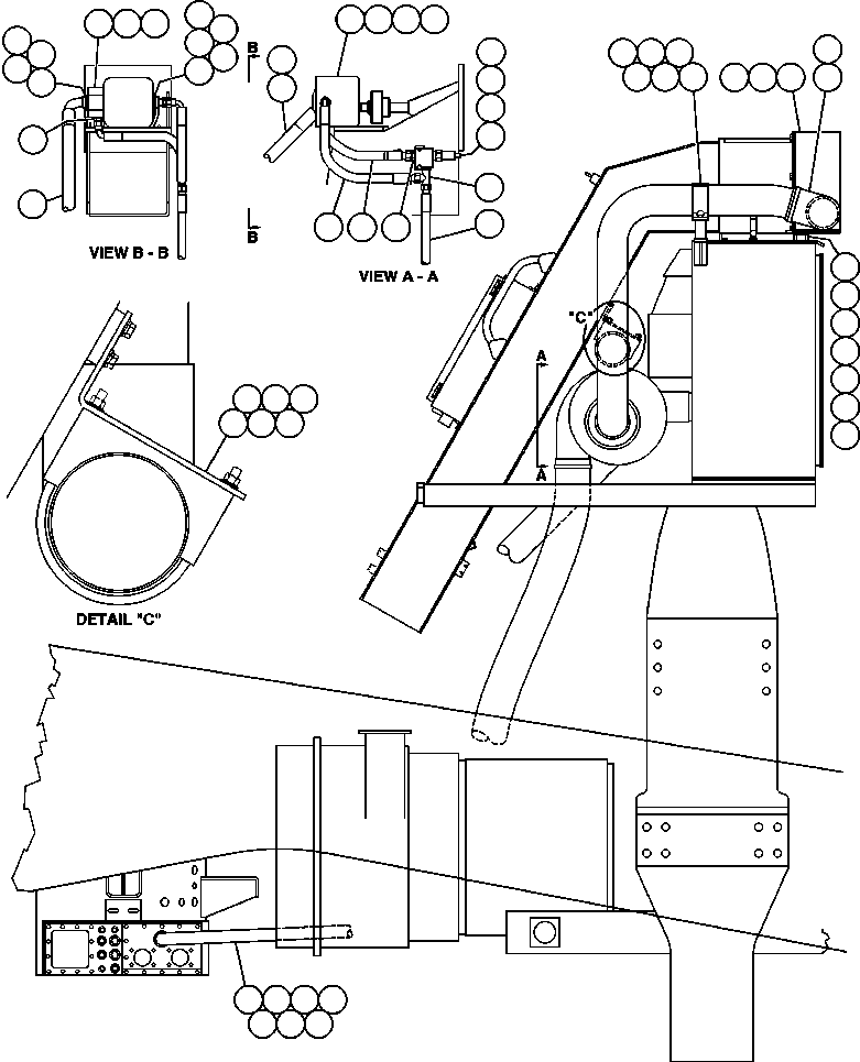 Бобышка с резьбой TM2125 KOMATSU