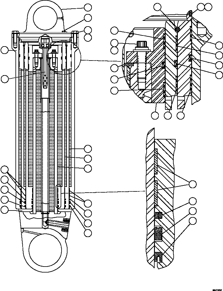 ROD, WIPER - 11.75 (1) PC2659 KOMATSU