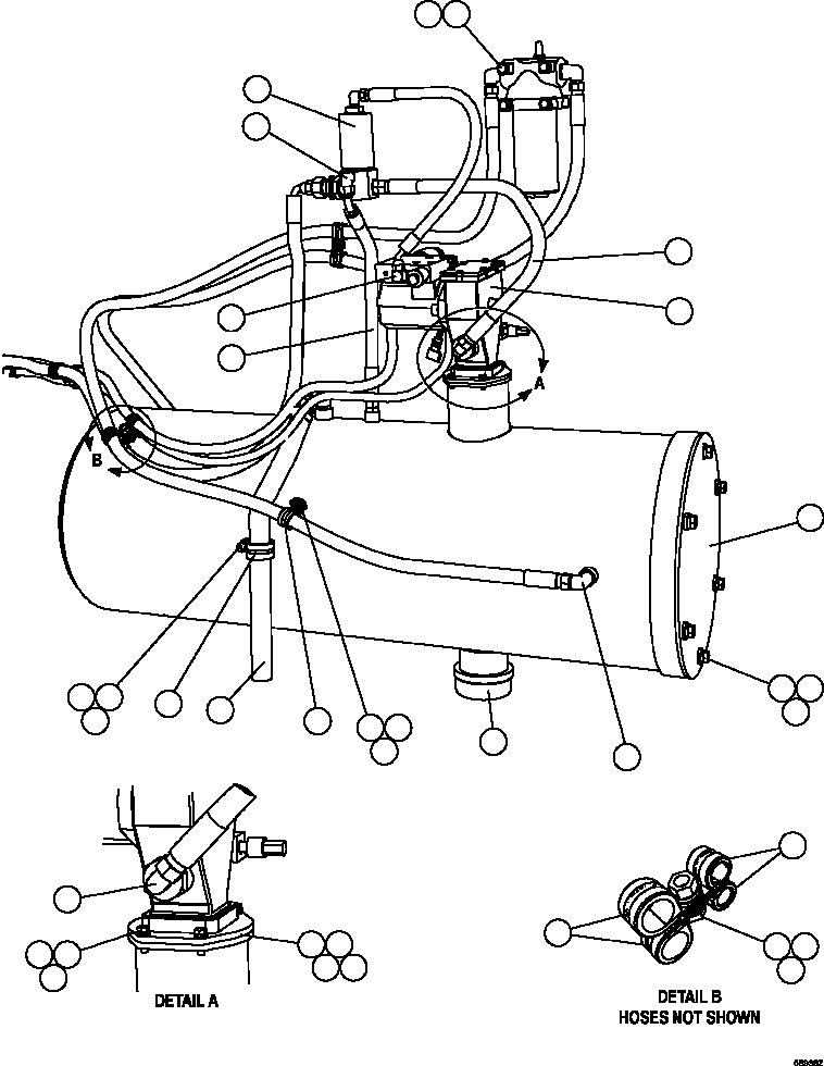 LUBE PUMP ASSEMBLY (SEE FIG 56396) 58D-60-00140 KOMATSU