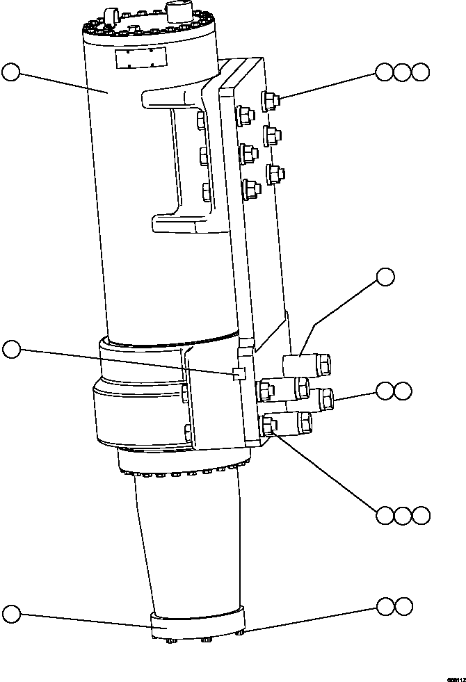 FRONT SUSPENSION ASSEMBLY (SEE INDEX) 58D-50-00150 KOMATSU