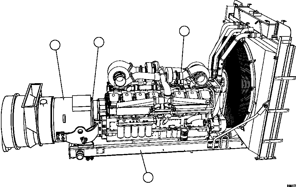 ENGINE (ORDER FROM FACTORY) 58D-01-00210 KOMATSU