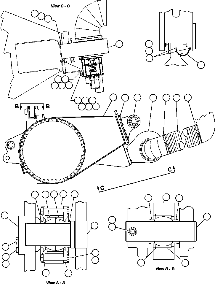 HOUSING, AXLE EG0913 KOMATSU