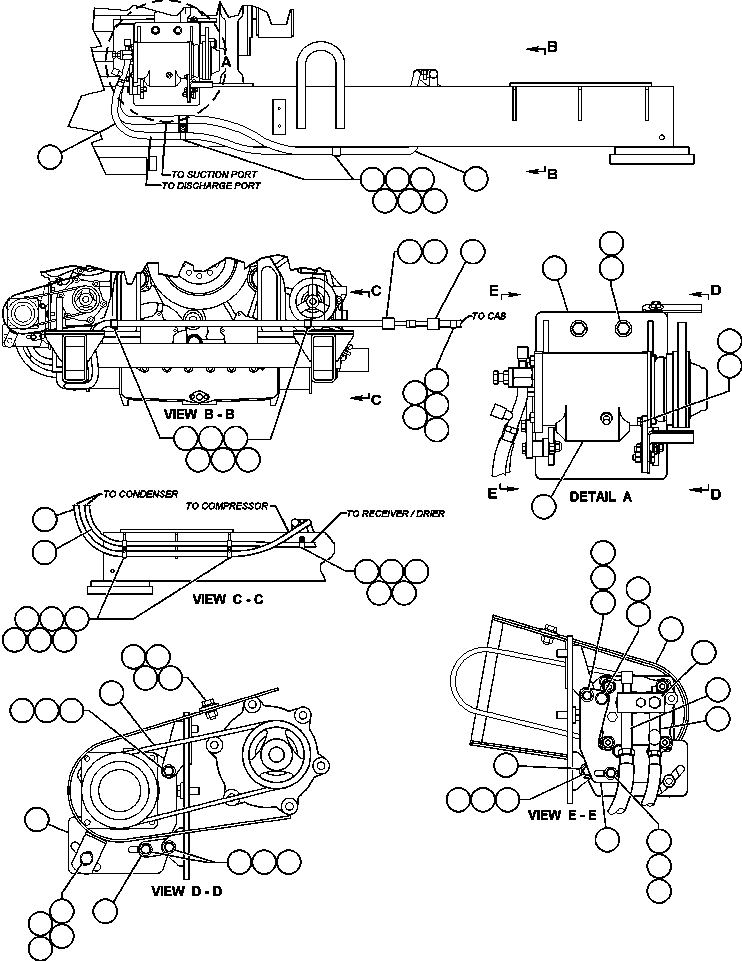 ремень PC0056 KOMATSU