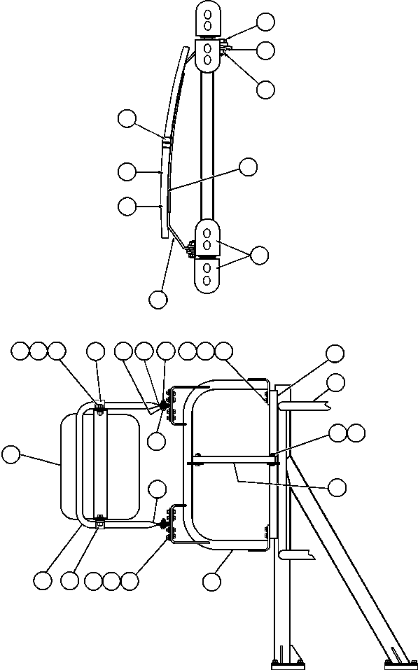 TUBE, SUPPORT ED6011 KOMATSU
