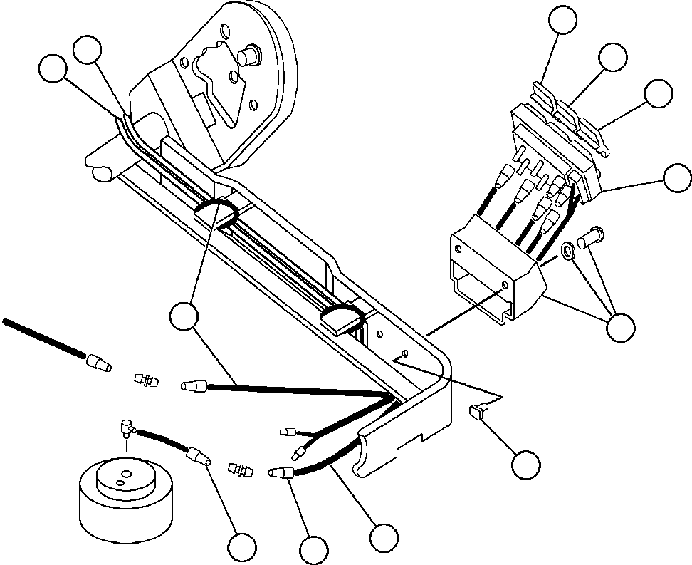 (2) INCLUDED IN BF0430 VALVE KIT. BF0430 KOMATSU