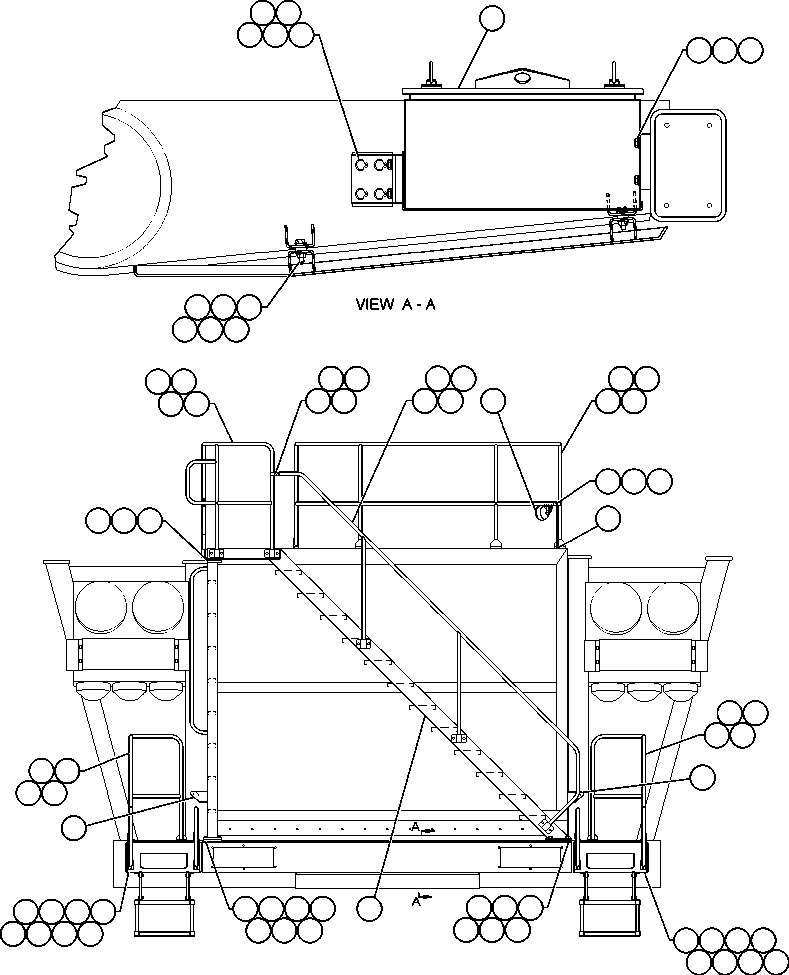 PLATFORM, L.H. EF9577 KOMATSU