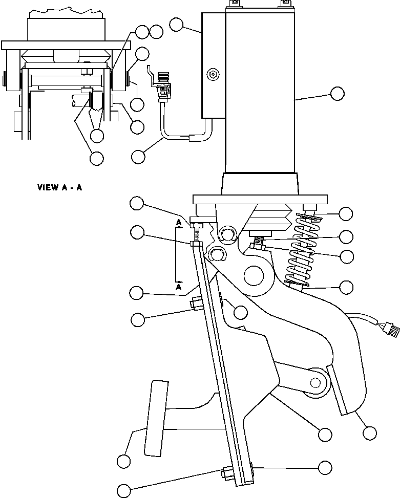 STOP, BOTTOM PIVOT BF0993 KOMATSU