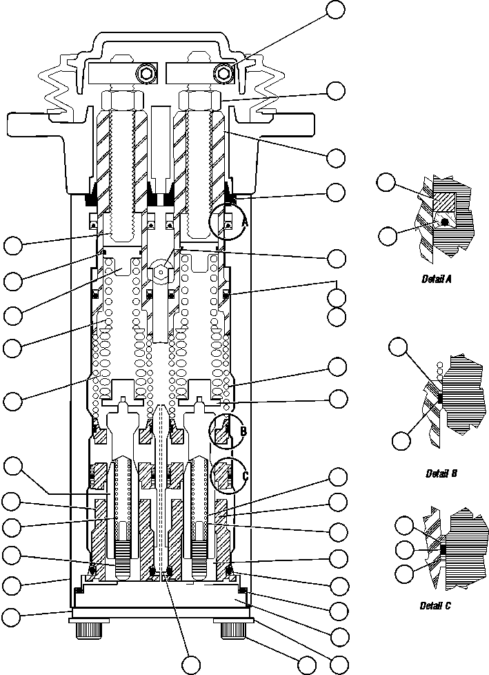 Опорное кольцо VE8084 KOMATSU