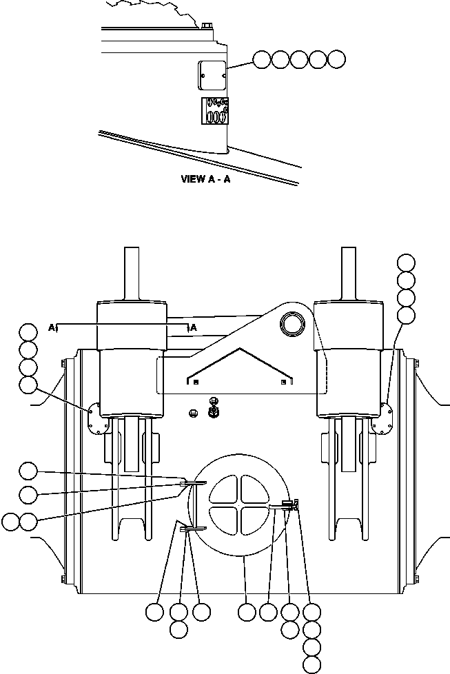 Бобышка с резьбой TY2733 KOMATSU