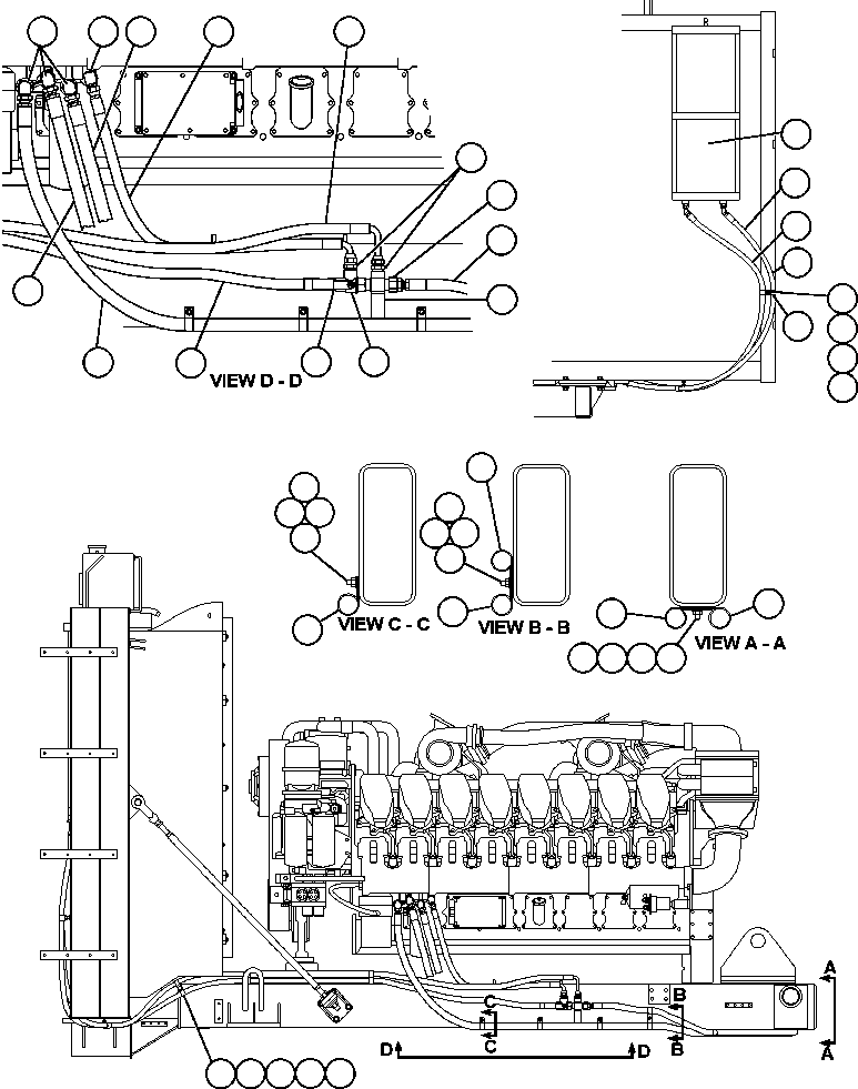 FRAME, COOLER BF4497 KOMATSU