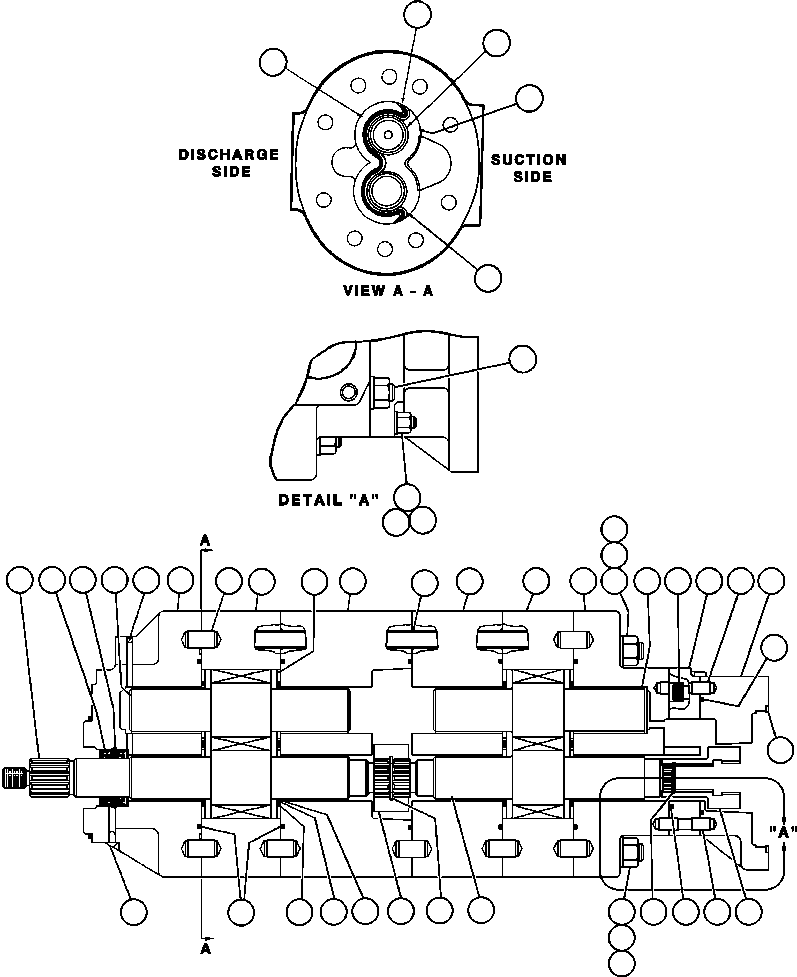 винт с головкой BF0065 KOMATSU