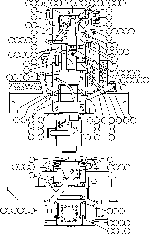 VALVE, OVER CENTER PC0233 KOMATSU