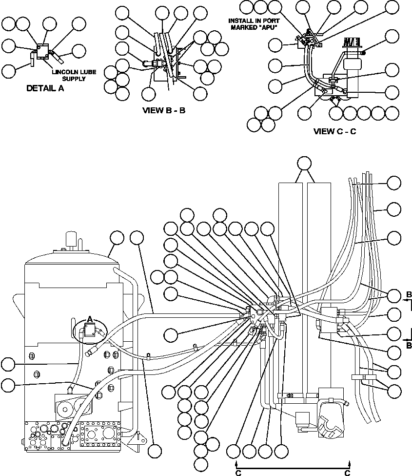 ACCUMULATOR ASSEMBLY (SEE INDEX) ED3830 KOMATSU