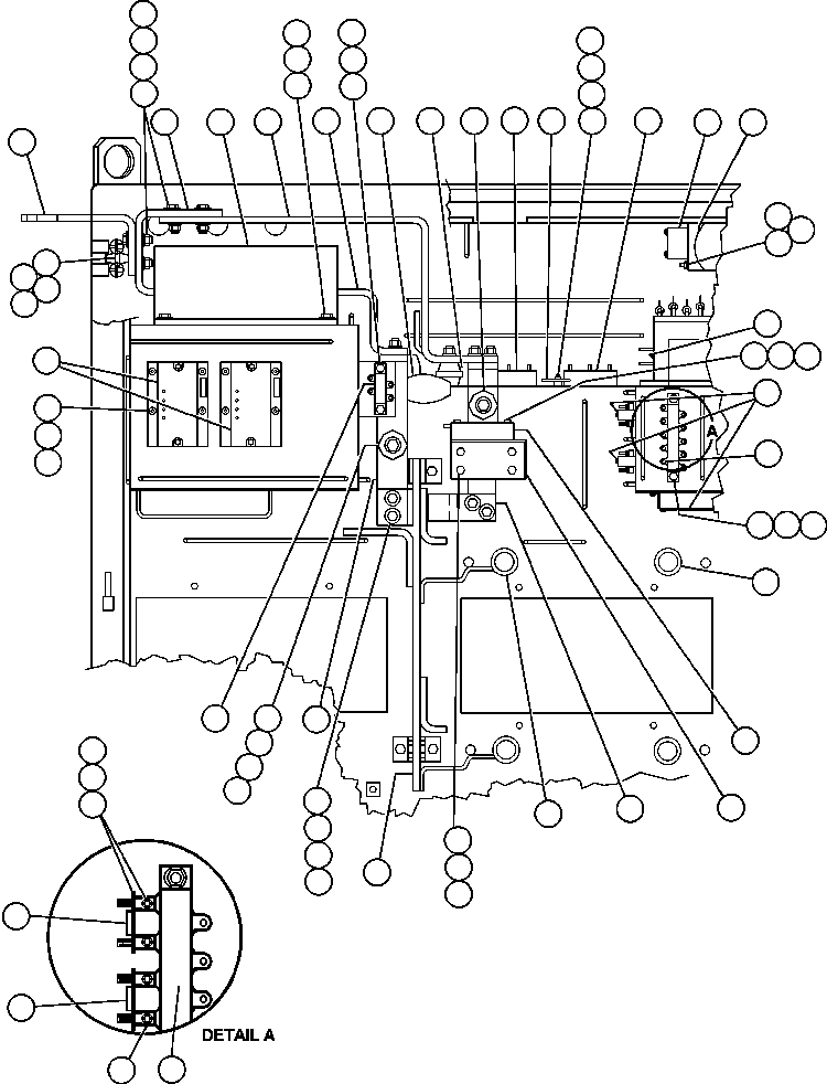 BAR, BUS - INSULATED ASSEMBLY BF4221 KOMATSU