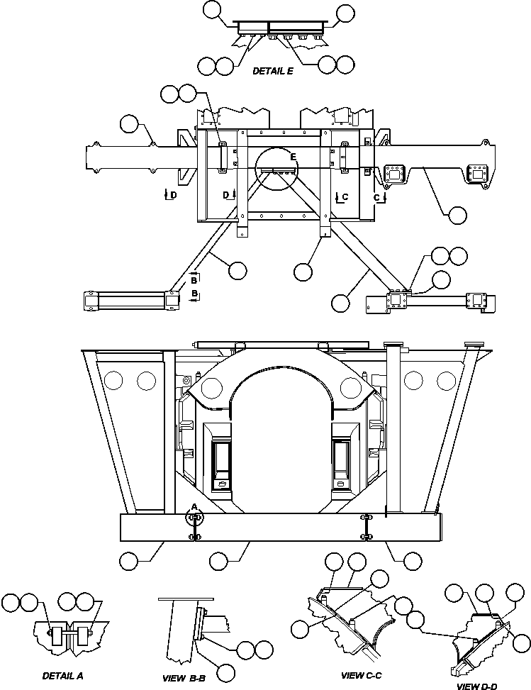 Опора EG8468 KOMATSU