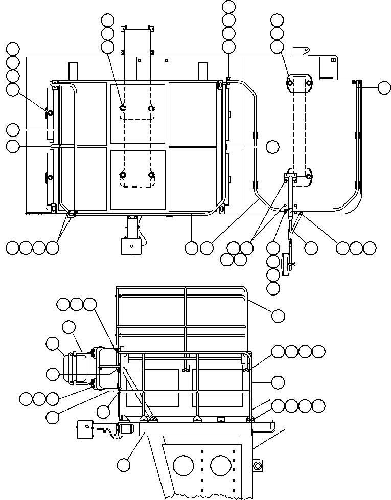 Винт с головкой - M24 X 3.00 X 180 MM0167 KOMATSU