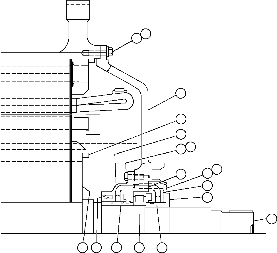 Маслоотражатель GE0132 KOMATSU