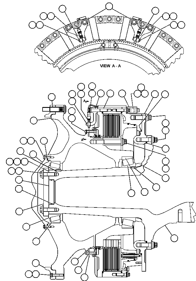 Уплотнительное кольцо (1) EH5303 KOMATSU