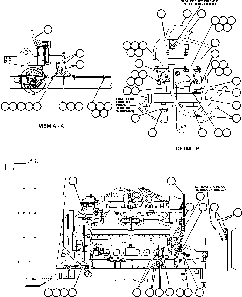 STARTER ASSEMBLY (PRELUBE) BF4995 KOMATSU