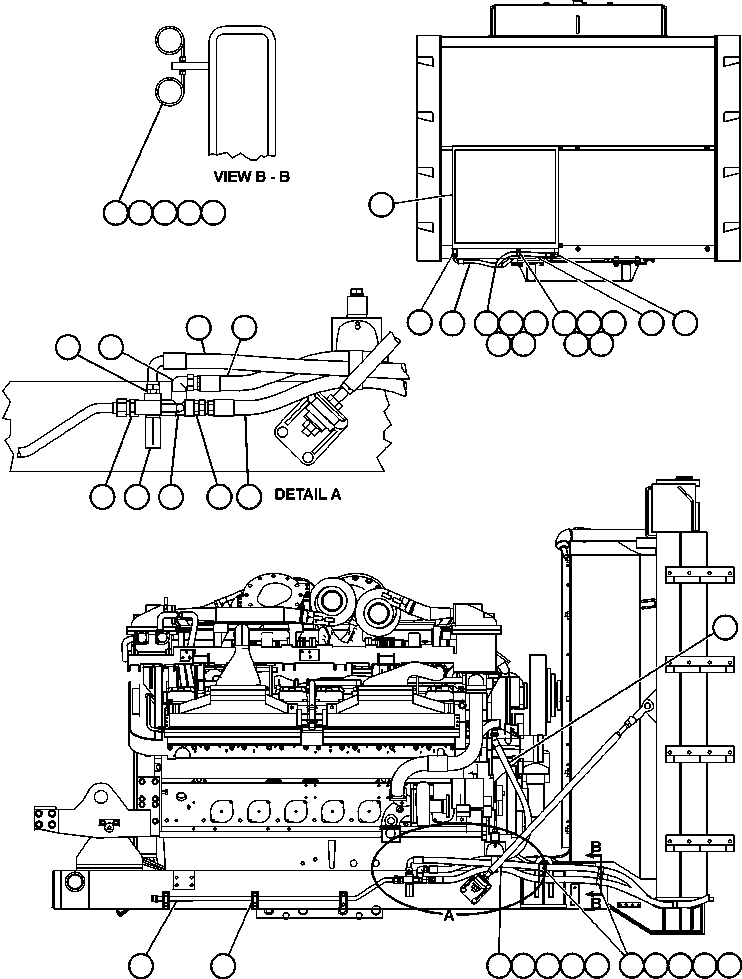 FUEL OIL COOLER ASSEMBLY (SUPPLIED WITH RADIATOR) BF5008 KOMATSU
