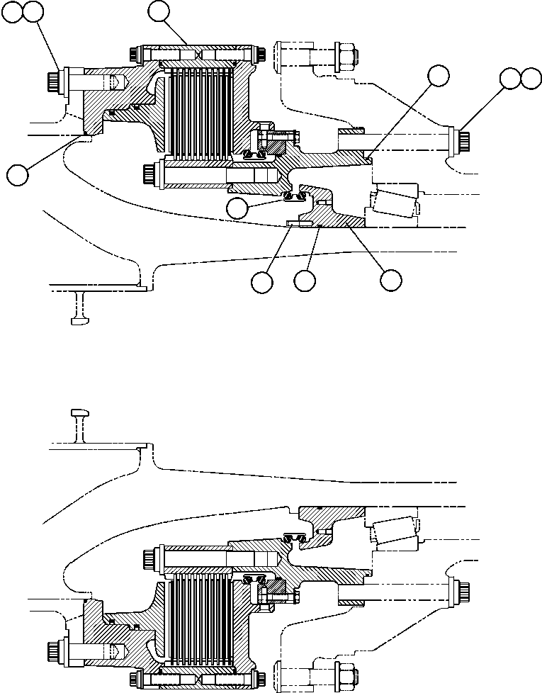 REAR BRAKE ASSEMBLY (SEE INDEX) EH5321 KOMATSU