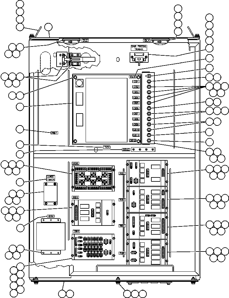 BOX, INTERFACE CABINET EH0413 KOMATSU
