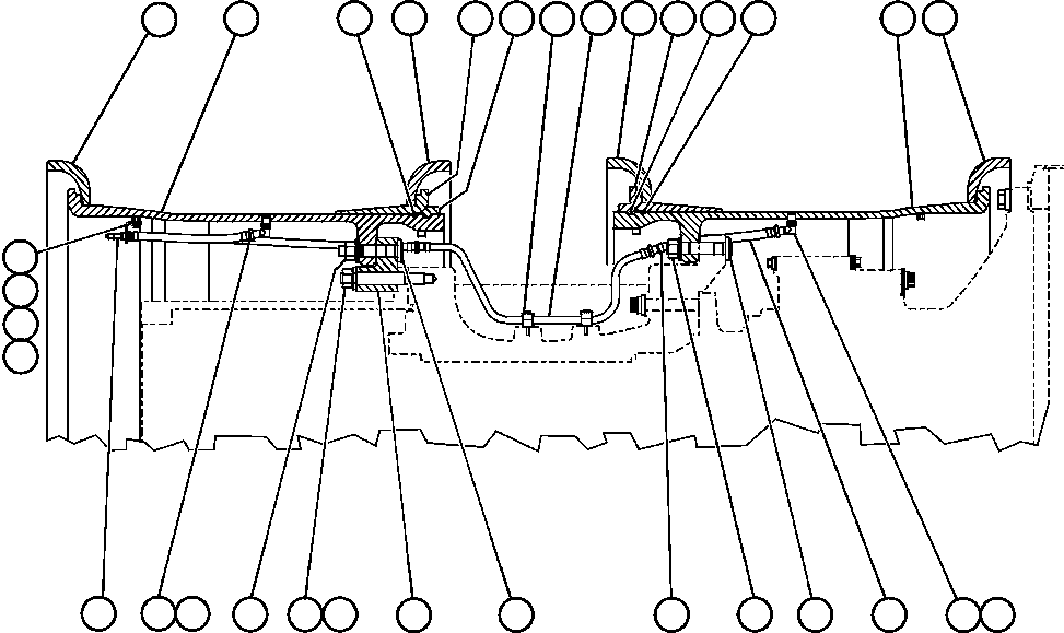 EXTENSION, FLEXIBLE (INNER) PC0664 KOMATSU