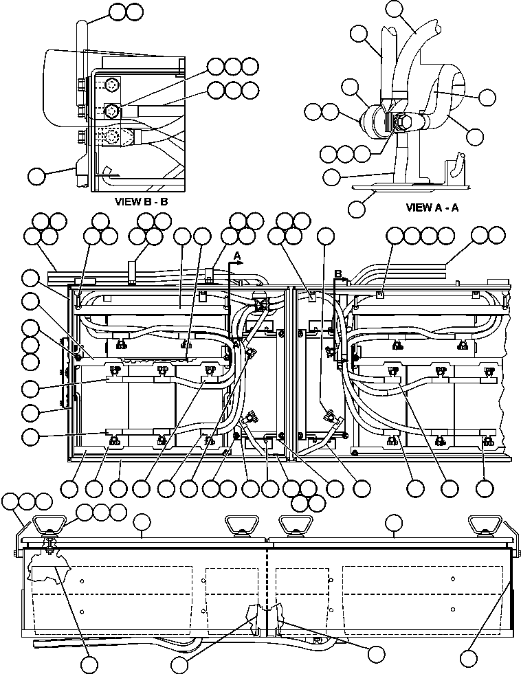 CABLE, BATTERY - 12V NEG EH7243 KOMATSU
