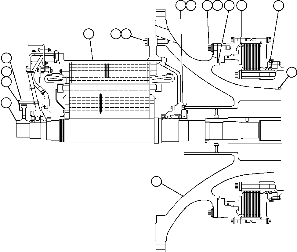 ADAPTOR, PARKING BRAKE GE0548 KOMATSU