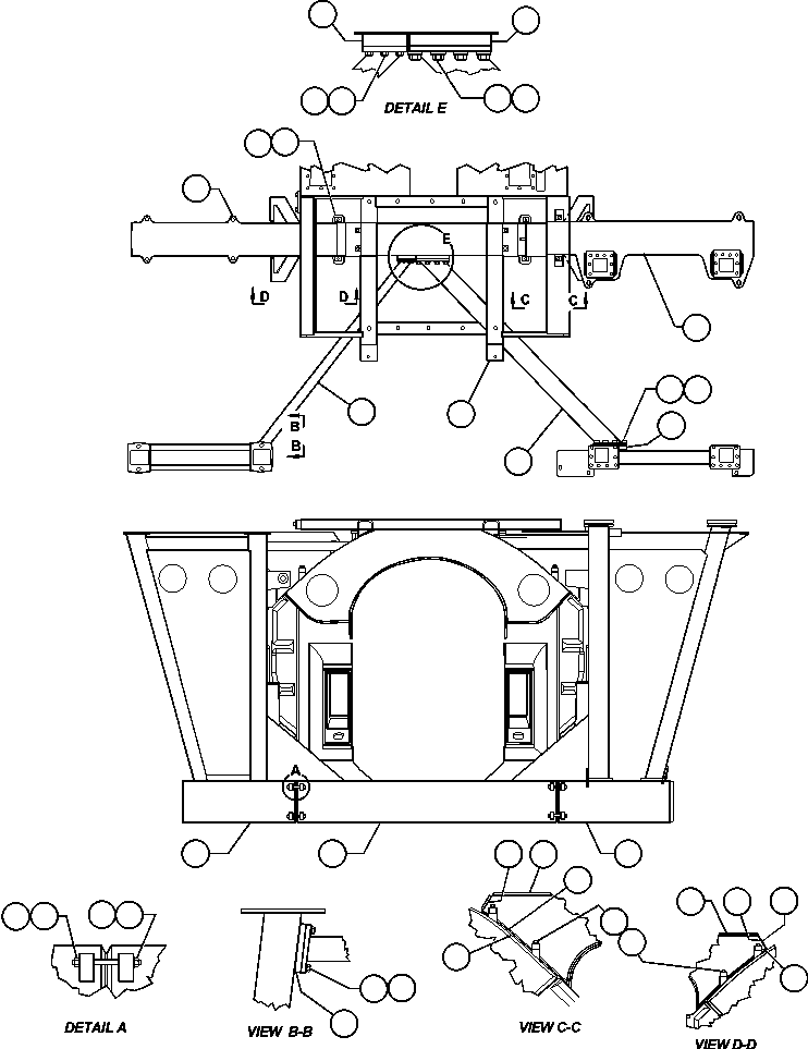 Опора ED2482 KOMATSU