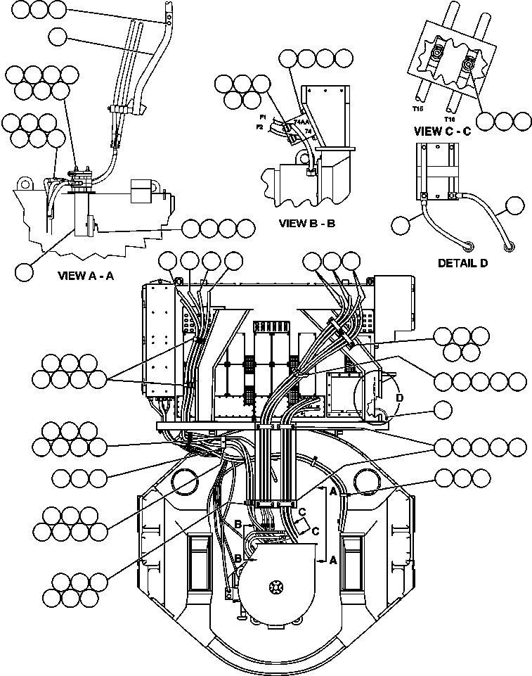 Кабель - T3 CH2103 KOMATSU
