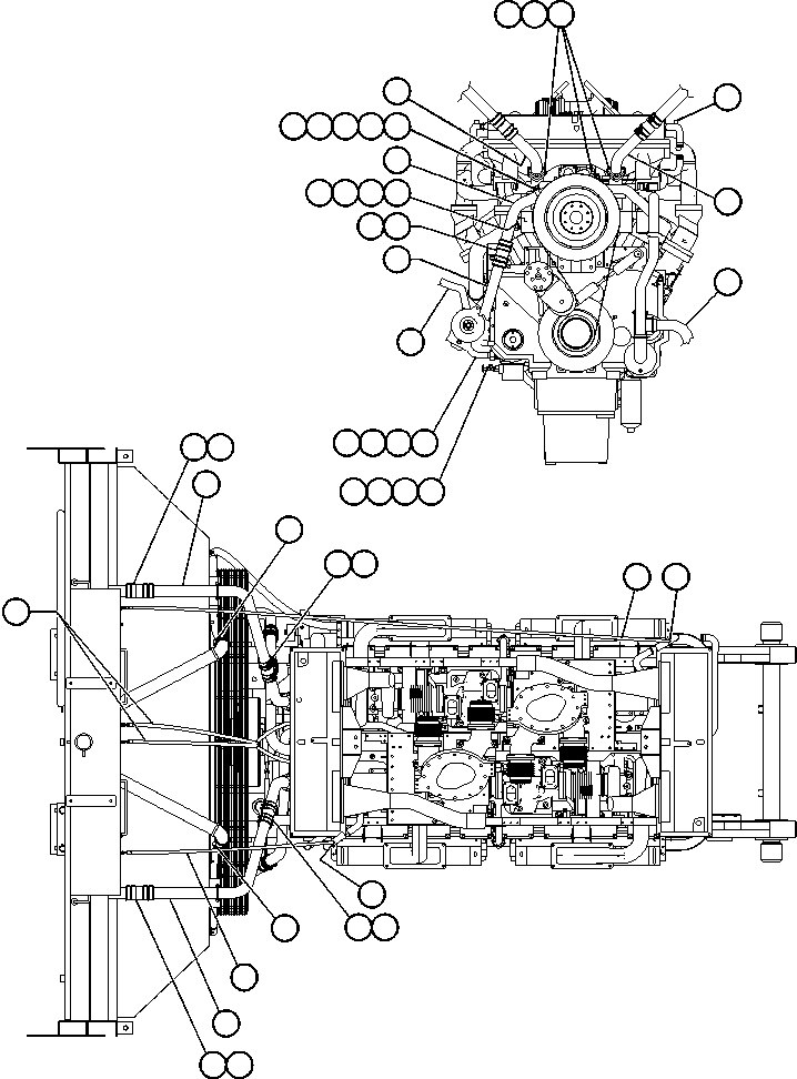 Переходник-редуктор HD3018 KOMATSU