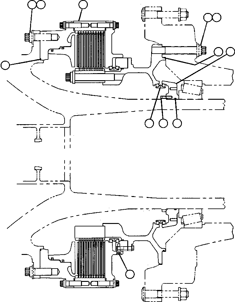 BRAKE ASSEMBLY (1) EH7199 KOMATSU