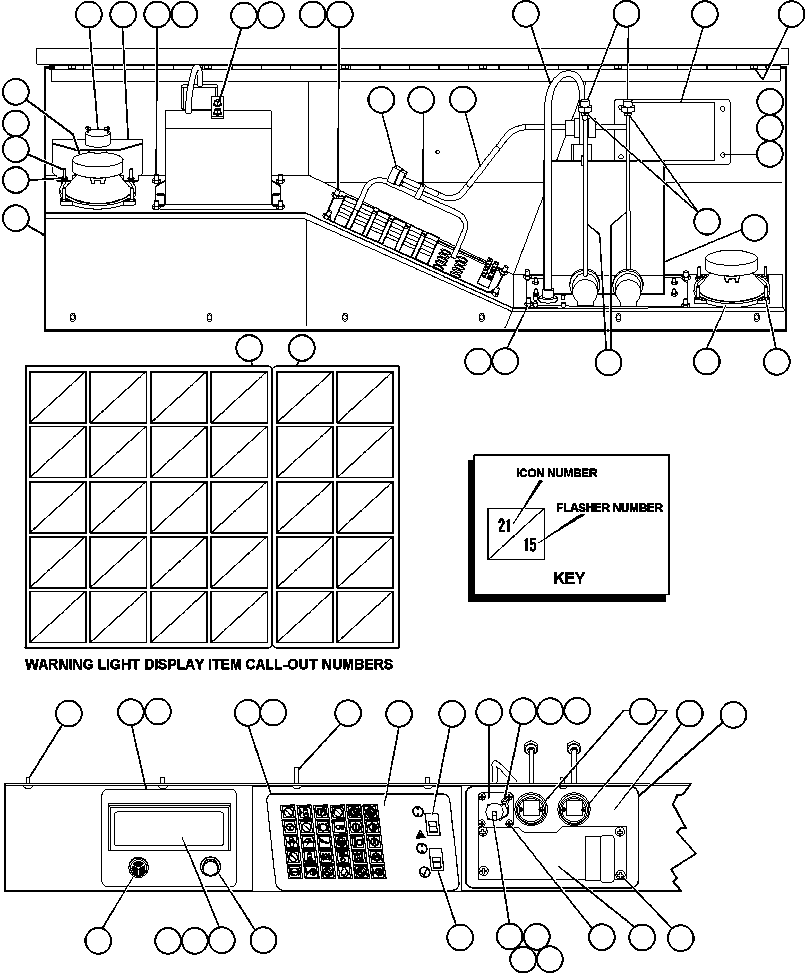 DECAL, SWITCH SETTING WB2755 KOMATSU