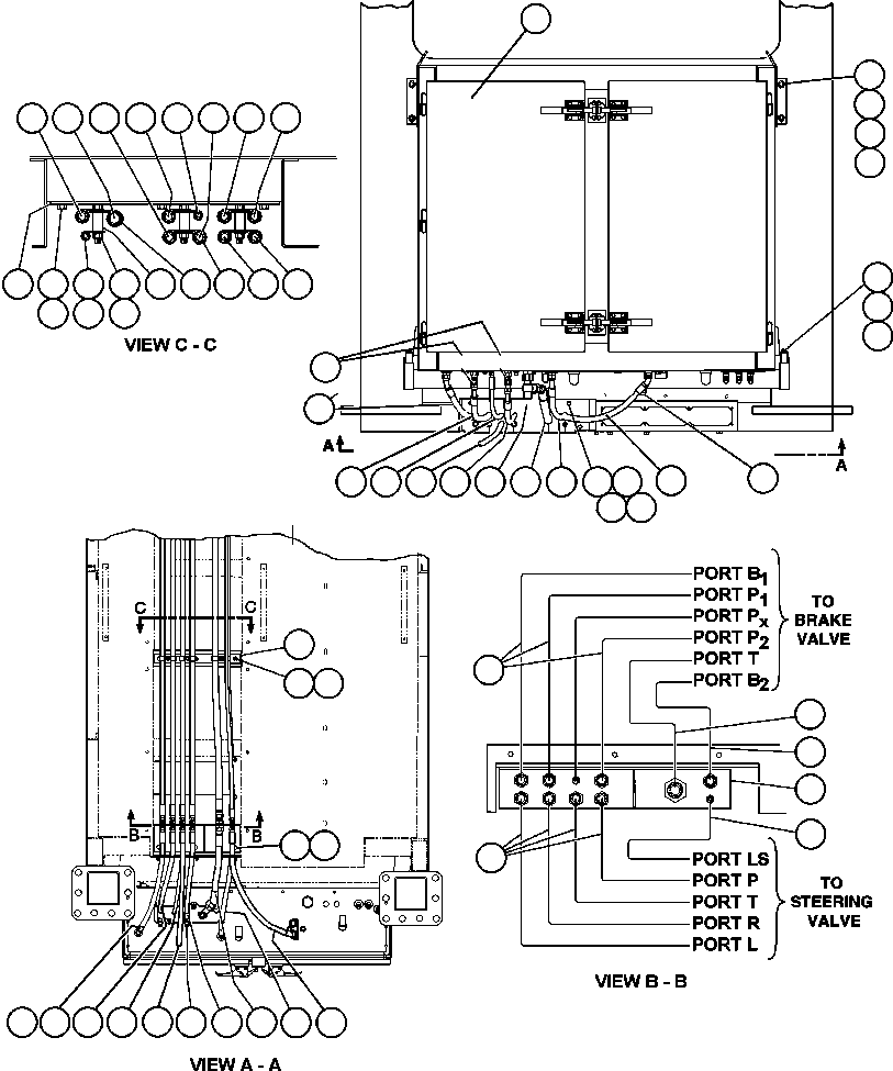 BRAKE CABINET ASSEMBLY (SEE INDEX) (1) EJ1727 KOMATSU