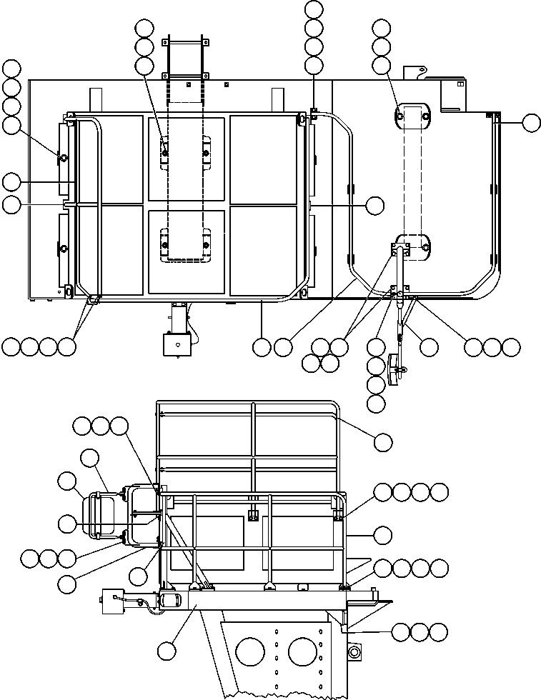 DECK - R.H. EH8115 KOMATSU