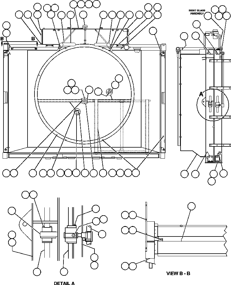 TANK, UPPER FRONT BF5308 KOMATSU
