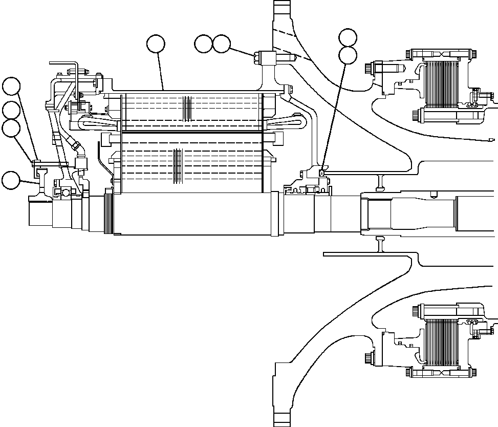 TRANSMISSION, MOTORIZED WHEEL (SEE INDEX) GE0668 KOMATSU