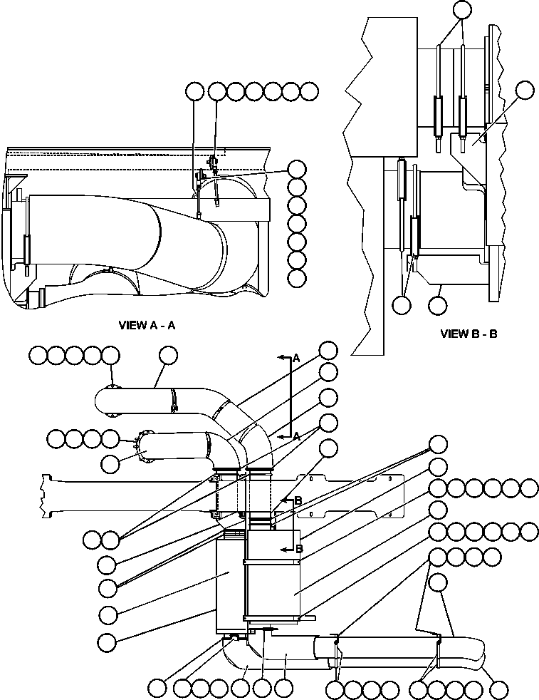 Теплоизоляция выпускного коллектора EJ3077 KOMATSU