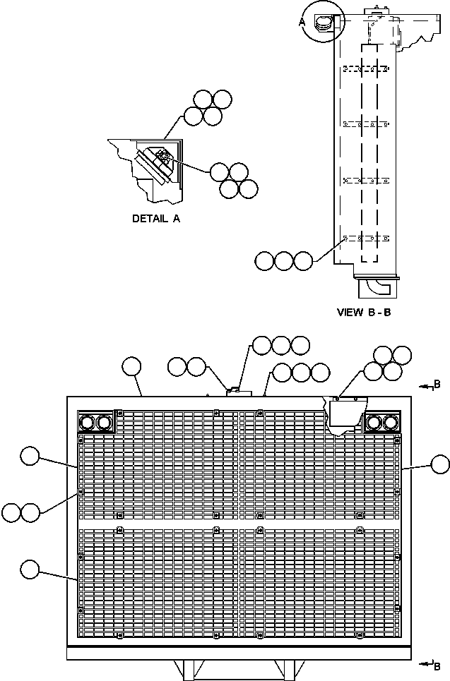 HOUSING, GRILLE EJ0221 KOMATSU