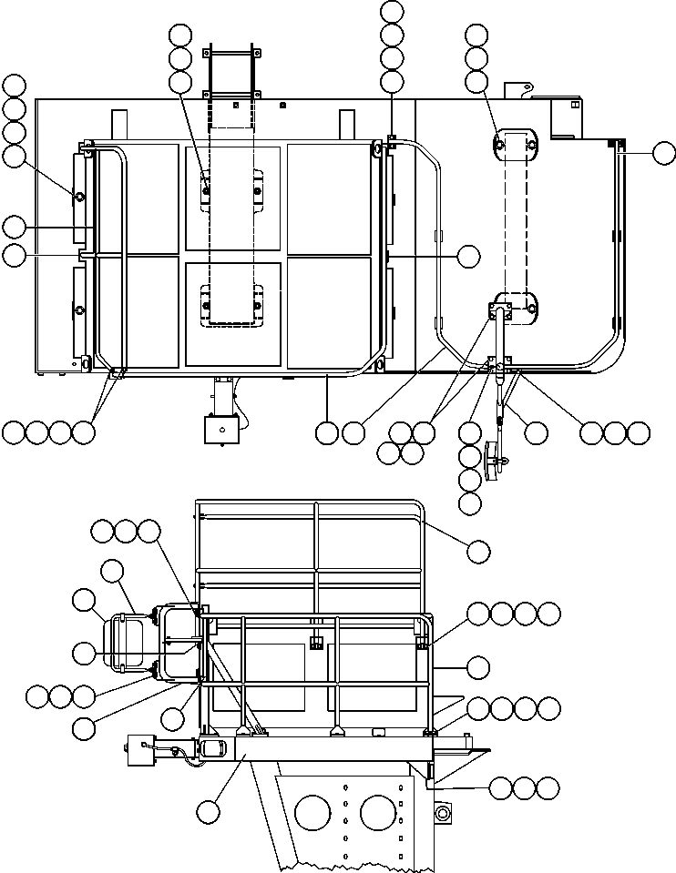 DECK, RIGHT EH9678 KOMATSU
